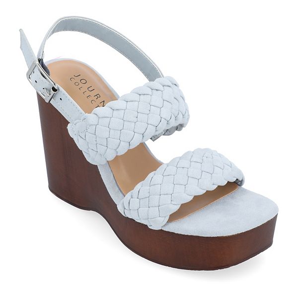 Journee Collection Women's Ashlyn Tru Comfort Foam Espadrille Wedge Sandals