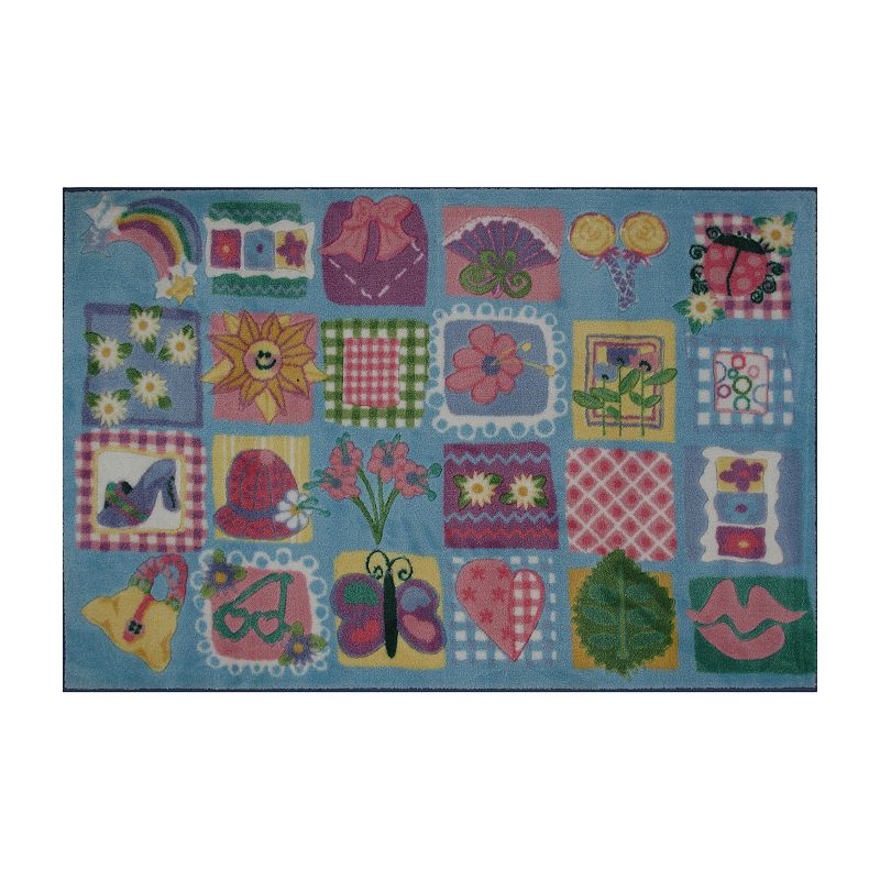 Fun Rugs SupremeFunky Quilt Rug, Multicolor, 39X63
