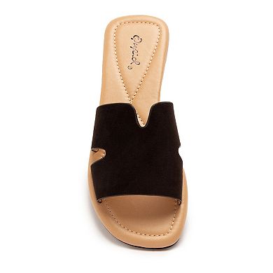 Qupid Castel-56A Women's Slide Sandals