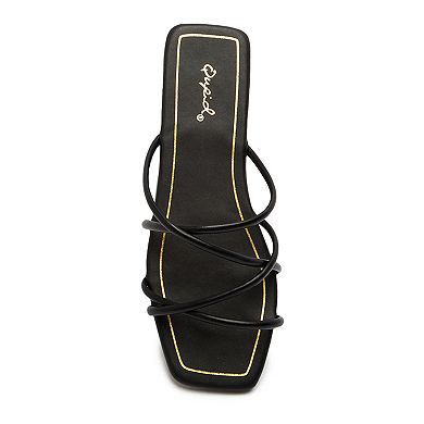 Qupid Flashy-16 Women's Strappy Sandals