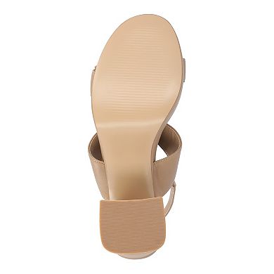 Journee Brookan Women's Block Heel Sandals