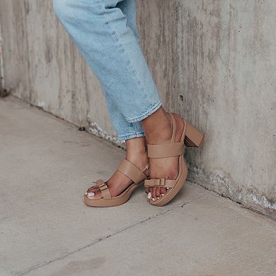 Journee Brookan Women's Block Heel Sandals