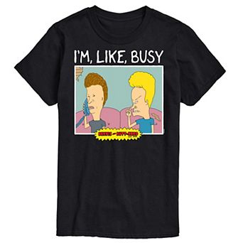 Big & Tall Beavis & Butthead I'm Like Busy Tee