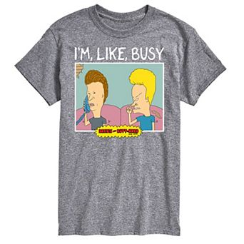 Big & Tall Beavis & Butthead I'm Like Busy Tee