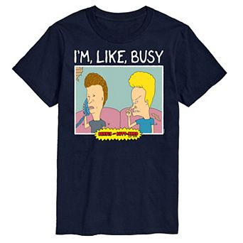 Big & Tall Beavis & Butthead I'm Like Busy Tee