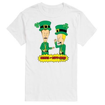 Big & Tall Beavis & Butthead St. Patrick's Day Tee