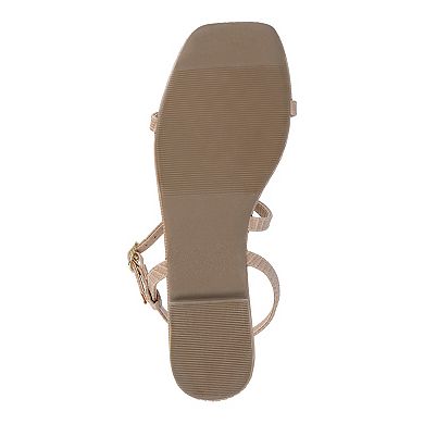 Journee Crishell Women's Block Heel Sandals