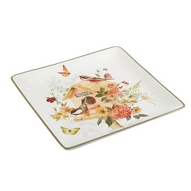 Certified International Nature's Song Square Platter