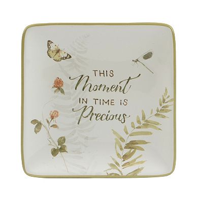 Certified International Green Fields 4-pc. Canape Plate Set