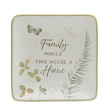 Certified International Green Fields 4-pc. Canape Plate Set