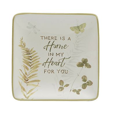 Certified International Green Fields 4-pc. Canape Plate Set