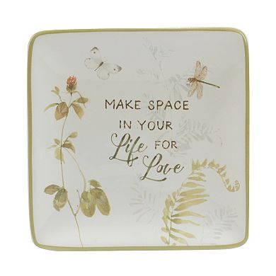 Certified International Green Fields 4-pc. Canape Plate Set