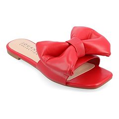 Womens Red Wide Sandals Shoes Kohl s
