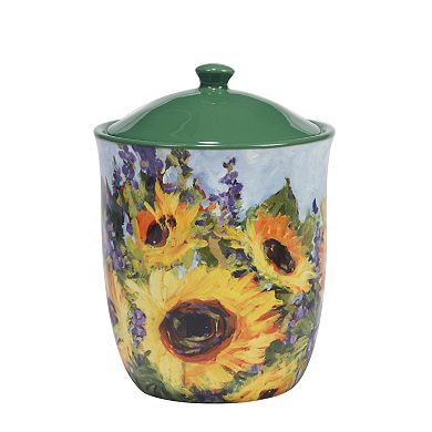 Certified International Sunflower Bouquet 3-pc. Canister Set