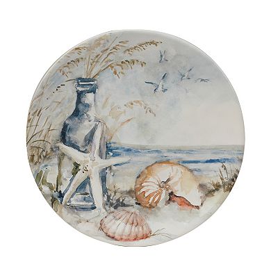 Certified International Coastal Landscape 4-pc. Salad Plate Set