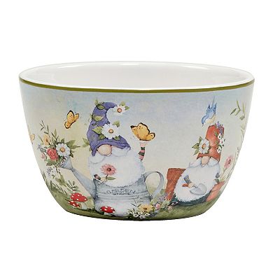 Certified International Garden Gnomes 4-pc. Ice Cream Bowl Set