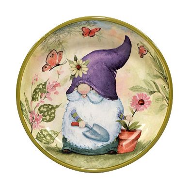 Certified International Garden Gnomes 4-pc. Soup / Pasta Bowl Set