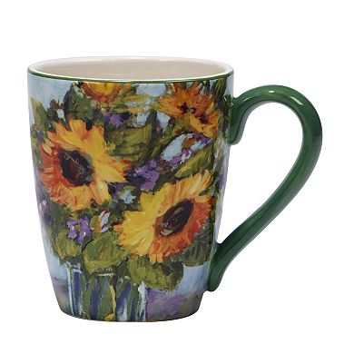 Certified International Sunflower Bouquet 4-pc. Mug Set