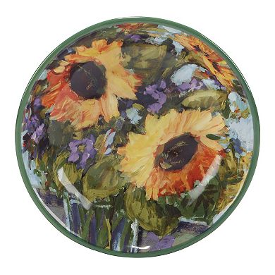 Certified International Sunflower Bouquet 4-pc. Soup / Pasta Bowl Set