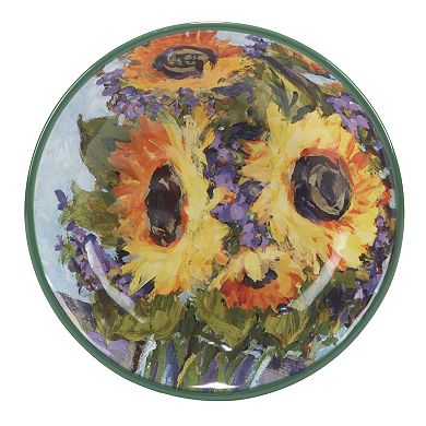Certified International Sunflower Bouquet 4-pc. Soup / Pasta Bowl Set