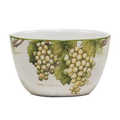 Certified International Meadow Brook Vineyard 4-pc. Ice Cream Bowl Set