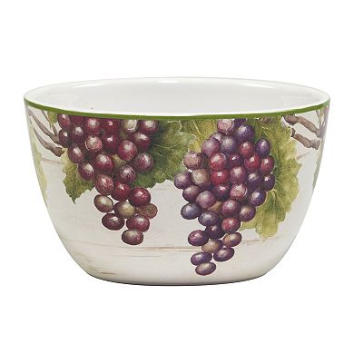 Certified International Meadow Brook Vineyard 4-pc. Ice Cream Bowl Set