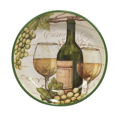 Certified International Meadow Brook Vineyard 4-pc. Soup / Pasta Bowl Set