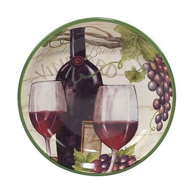 Certified International Meadow Brook Vineyard 4-pc. Soup / Pasta Bowl Set