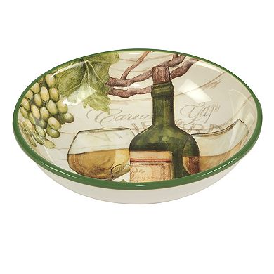 Certified International Meadow Brook Vineyard 4-pc. Soup / Pasta Bowl Set