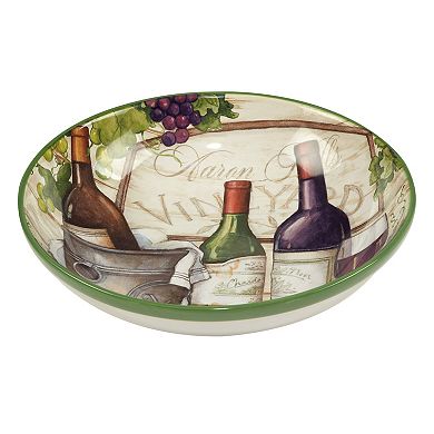 Certified International Meadown Brook Vineyard Serving / Pasta Bowl