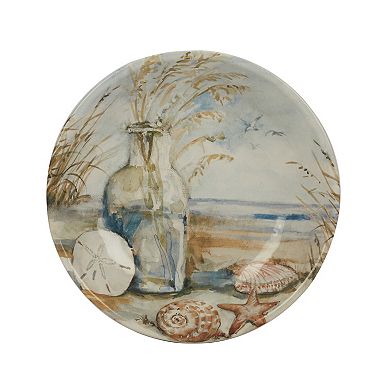 Certified International Coastal Landscape 4-pc. Soup / Pasta Bowl Set
