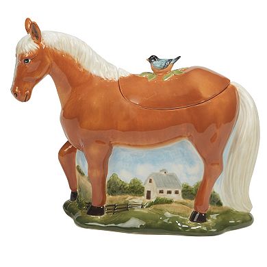 Certified International York Stables 3D Horse Cookie Jar