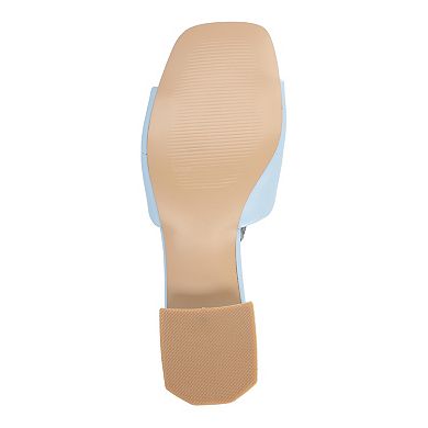 Journee Elidia Women's Block Heel Sandals