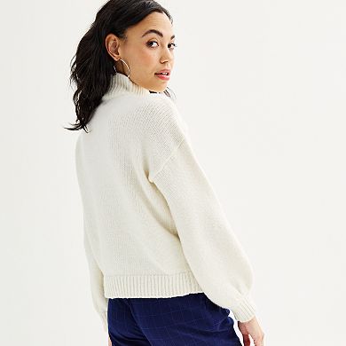 Women's Nine West Cozy Mock Neck Pullover Sweater