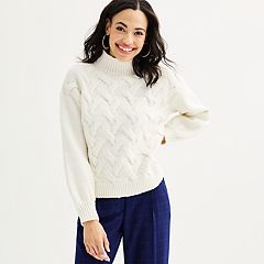 Kohls mock neck clearance sweater