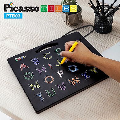 2-in-1 Magnetic Drawing Board Upper Case Upper and Lower Case