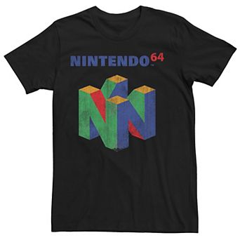 Men's Nintendo Black Copier Tee