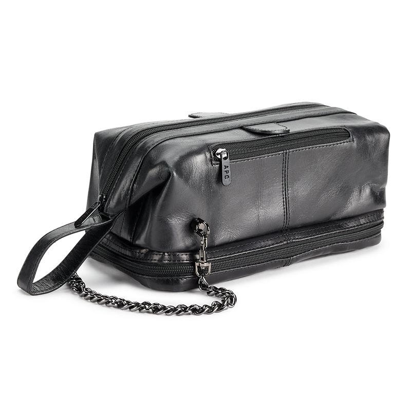 AmeriLeather Doria Leather Crossbody Bag, Black