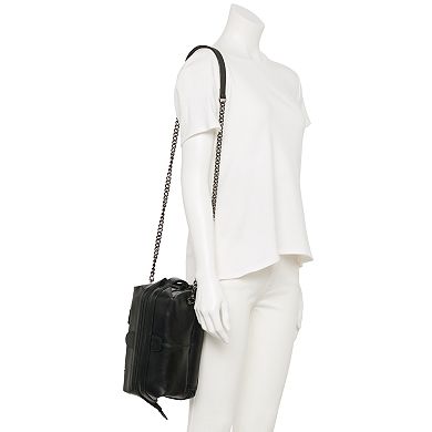 AmeriLeather Doria Leather Crossbody Bag