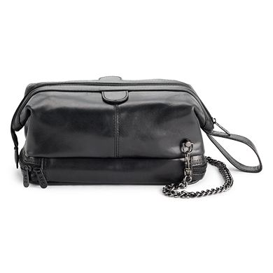 AmeriLeather Doria Leather Crossbody Bag