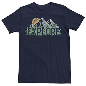 Men's Explore Sunset Mountain Silhouette Tee