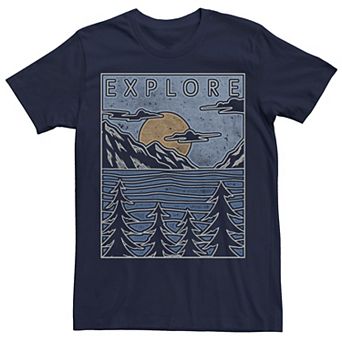Men's Explore The Forest Stamp Tee