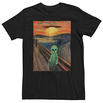 Men's Alien Scream Paint Tee