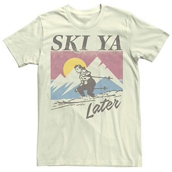 Men's Ski Ya Later Retro Poster Tee