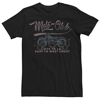 Men's Moto Club NYC To LA Tee
