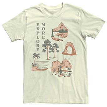 Men's Explore More the Natural Landscapes Tee