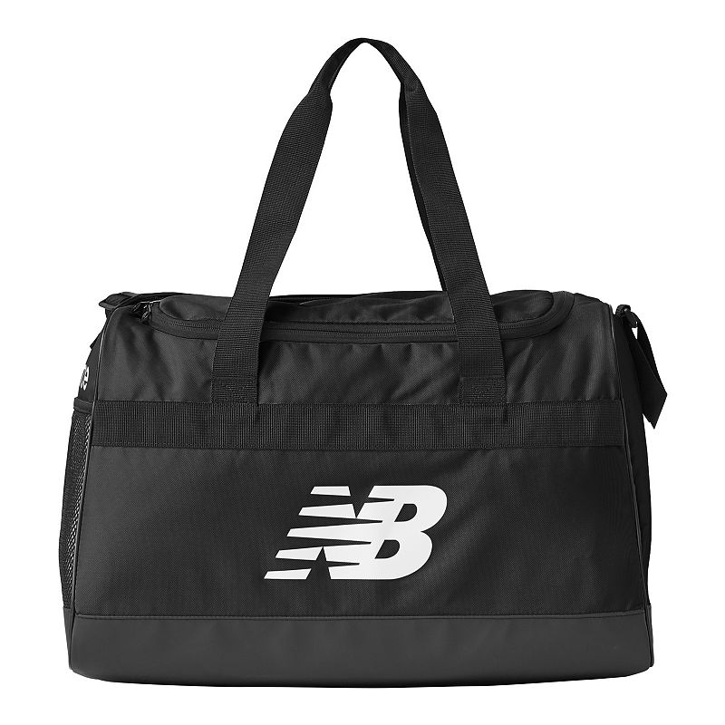 New Balance Small Customizable Team Duffel Bag, Black