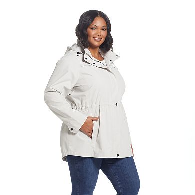 Plus Size Gallery Hooded Packable Jacket