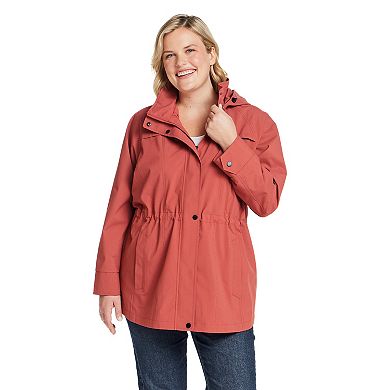 Plus Size Gallery Hooded Packable Jacket