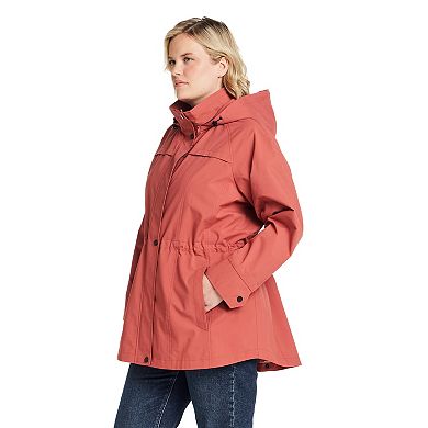 Plus Size Gallery Hooded Packable Jacket